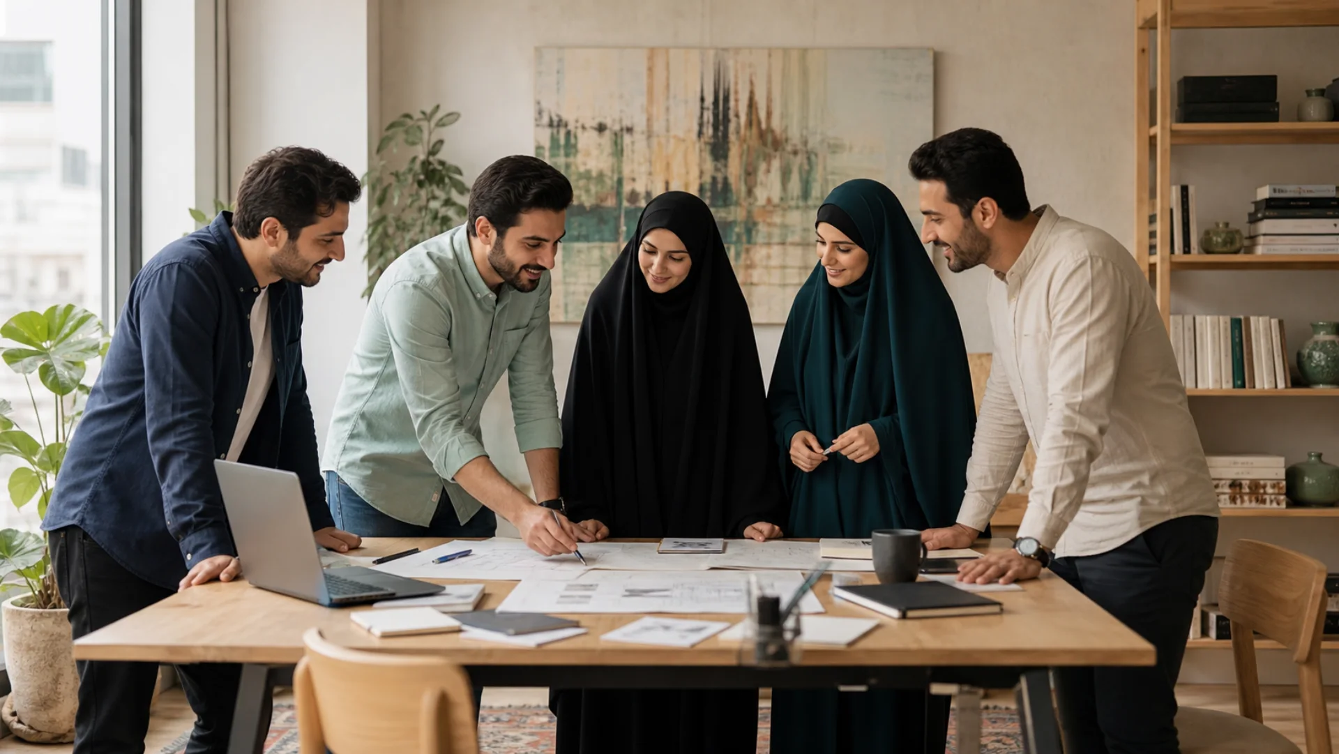 تیم خلاق ایرانی برندهای برسا در حال همکاری
